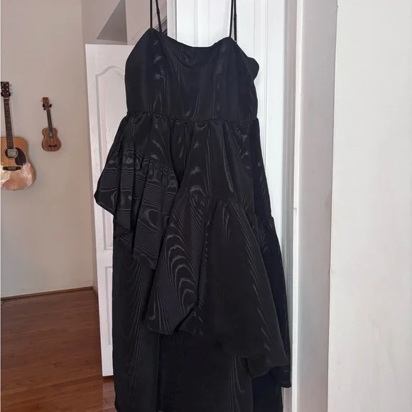 Kate Spade Black Tiered Midi Dress - Picture 3 of 3